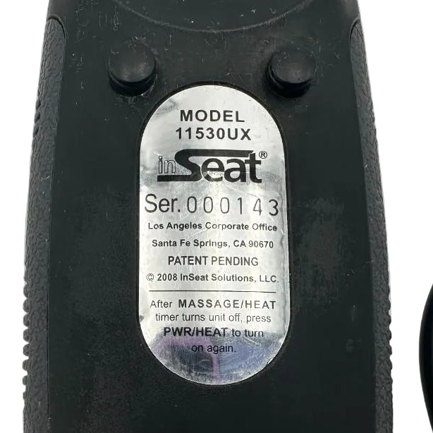 Replacement Remote InSeat Lift Chair Hand Control With Heat &amp; Massage - 11530UX - GreatFurnitureDeal