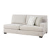 Homelegance - Livia 4-Piece Sectional with Ottoman in Beige - 8435BE*42L2R - GreatFurnitureDeal