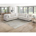 Homelegance - Livia 3-Piece Sectional in Beige - 8435BE*32L2R - GreatFurnitureDeal