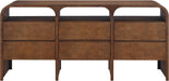 Meridian Furniture - Giada Brown Solid Wood And Veneer Dresser - 843Brown-D - GreatFurnitureDeal