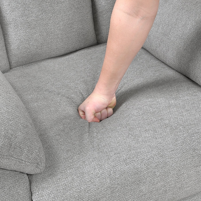 Homelegance - Jules Double Reclining Sofa in Gray - 8440GRY-3 - GreatFurnitureDeal