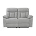 Homelegance - Jules 2 Piece Sofa Set in Gray - 8440GRY*2 - GreatFurnitureDeal