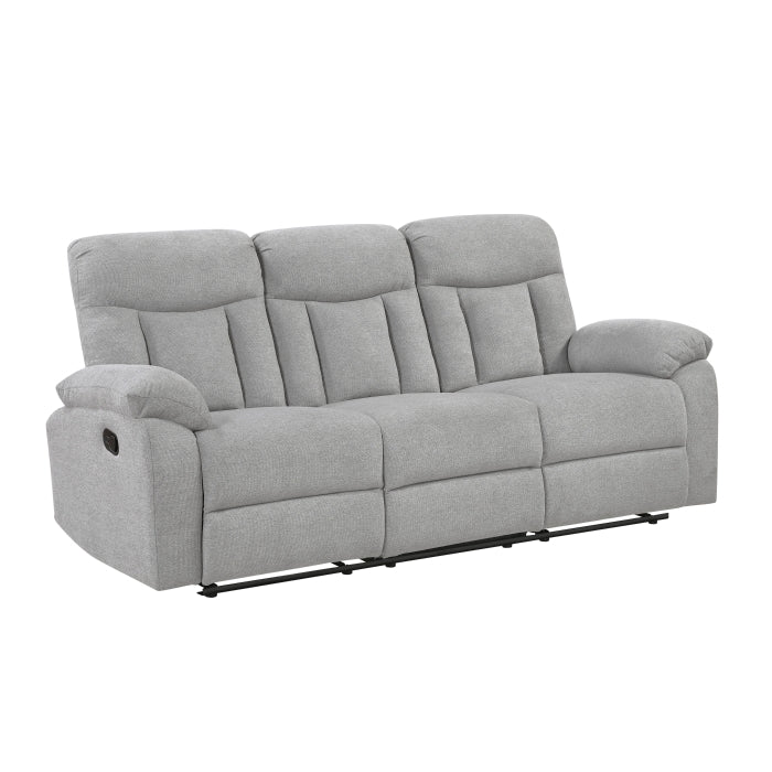 Homelegance - Jules Double Reclining Sofa in Gray - 8440GRY-3 - GreatFurnitureDeal