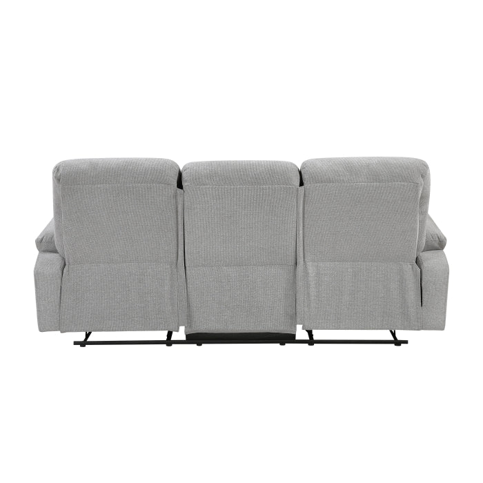 Homelegance - Jules Double Reclining Sofa in Gray - 8440GRY-3 - GreatFurnitureDeal