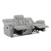 Homelegance - Jules Double Reclining Sofa in Gray - 8440GRY-3 - GreatFurnitureDeal