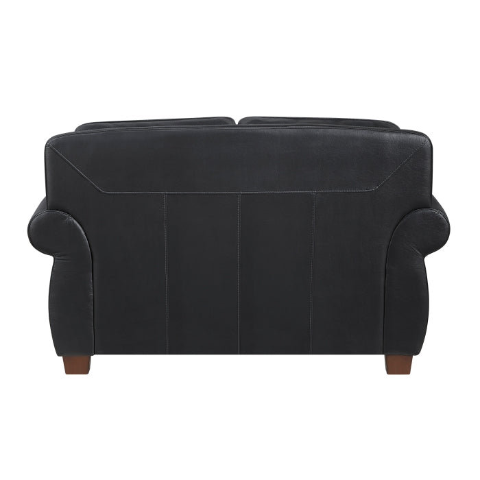 Homelegance - Remington Loveseat in Black - 8448BLK-2 - GreatFurnitureDeal