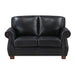 Homelegance - Remington Loveseat in Black - 8448BLK-2 - GreatFurnitureDeal