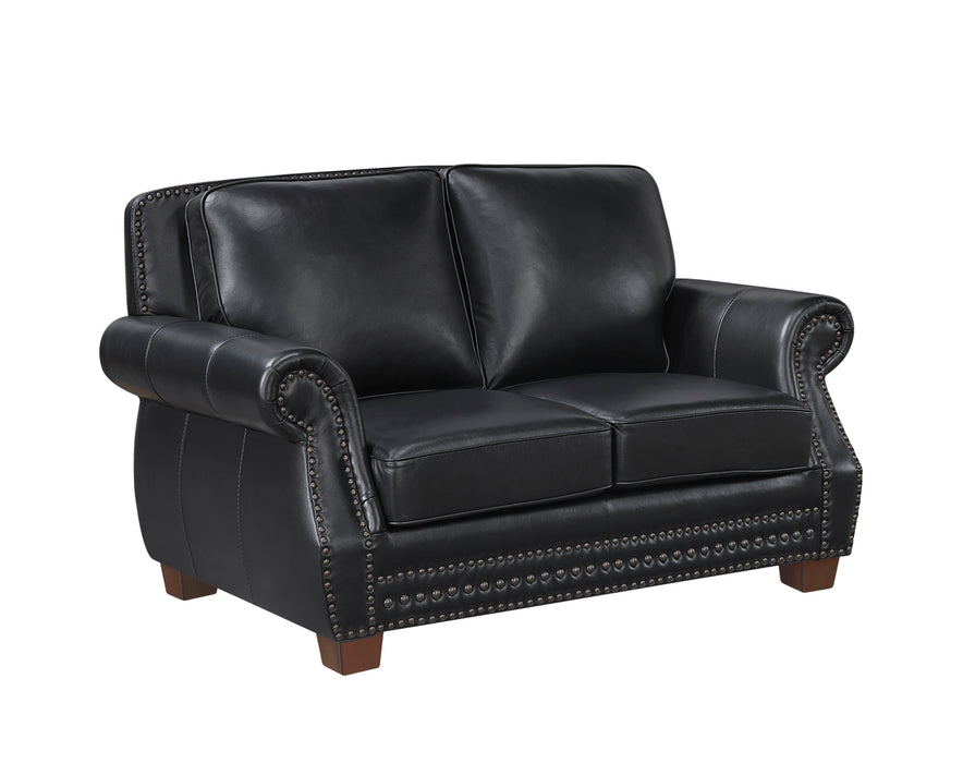 Homelegance - Remington 3 Piece Living Room Set in Black - 8448BLK*3