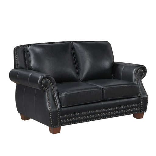 Homelegance - Remington Loveseat in Black - 8448BLK-2 - GreatFurnitureDeal