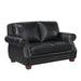 Homelegance - Remington Loveseat in Black - 8448BLK-2 - GreatFurnitureDeal