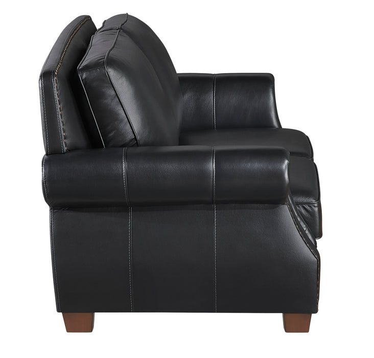 Homelegance - Remington 3 Piece Living Room Set in Black - 8448BLK*3