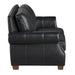 Homelegance - Remington Loveseat in Black - 8448BLK-2 - GreatFurnitureDeal