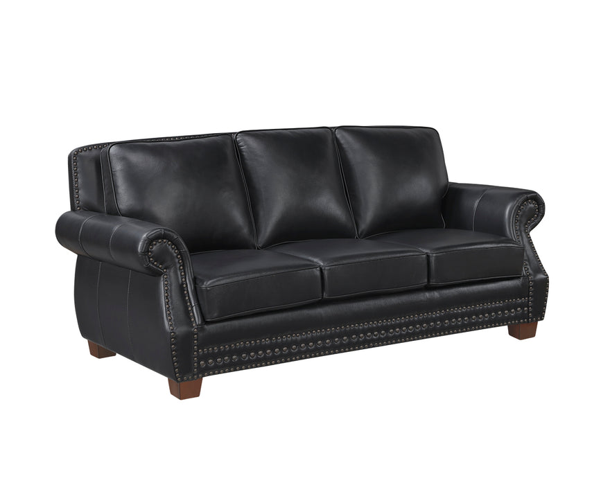 Homelegance - Remington 3 Piece Living Room Set in Black - 8448BLK*3