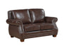 Homelegance - Remington 2 Piece Sofa Set in Brown - 8448BRW*2 - GreatFurnitureDeal