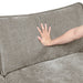 Homelegance - Warwick 2 Piece Modular Sectional with Ottoman in Dark Pewter - 8450PWT*53ACCR - GreatFurnitureDeal