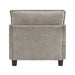 Homelegance - Warwick 2 Piece Modular Sectional with Ottoman in Dark Pewter - 8450PWT*53ACCR - GreatFurnitureDeal