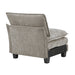 Homelegance - Warwick 2 Piece Modular Sectional with Ottoman in Dark Pewter - 8450PWT*53ACCR - GreatFurnitureDeal