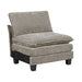 Homelegance - Warwick 2 Piece Modular Sectional with Ottoman in Dark Pewter - 8450PWT*53ACCR - GreatFurnitureDeal
