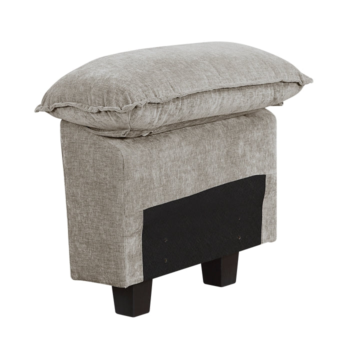 Homelegance - Dublin 6 Piece Modular Sectional with Ottoman in Dark Pewter - 8450PWT*64ACCROT - GreatFurnitureDeal