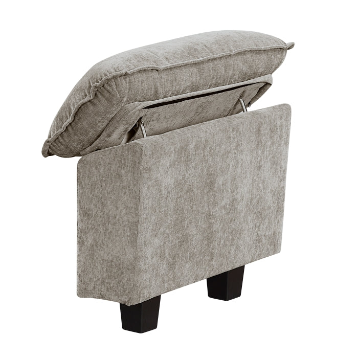 Homelegance - Dublin 6 Piece Modular Sectional in Dark Pewter - 8450PWT*65ACCR - GreatFurnitureDeal