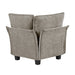Homelegance - Warwick 2 Piece Modular Sectional with Ottoman in Dark Pewter - 8450PWT*53ACCR - GreatFurnitureDeal