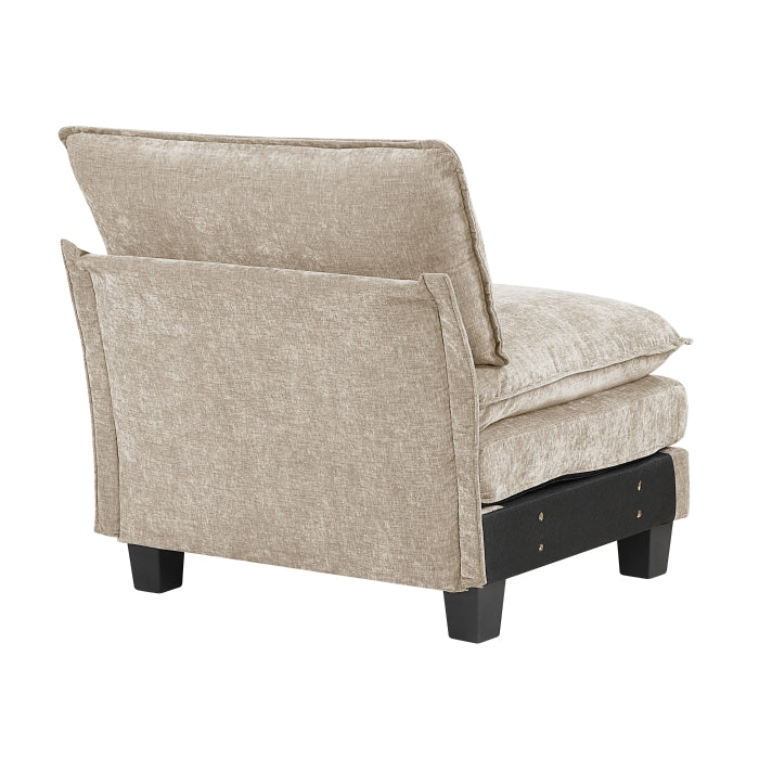 Homelegance - Dublin 6 Piece Modular Sectional in Taupe - 8450TPE*65ACCR - GreatFurnitureDeal