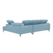 Homelegance - Giselle 2 Piece Sectional with Right Side Chaise in Blue - 8456BUE*22LRC - GreatFurnitureDeal