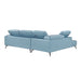 Homelegance - Giselle 2 Piece Sectional with Left Side Chaise in Blue - 8456BUE*2LC2R - GreatFurnitureDeal