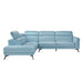 Homelegance - Giselle 2 Piece Sectional with Left Side Chaise in Blue - 8456BUE*2LC2R - GreatFurnitureDeal