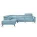 Homelegance - Giselle 2 Piece Sectional with Left Side Chaise in Blue - 8456BUE*2LC2R - GreatFurnitureDeal