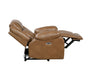Homelegance - Huron 3 Piece Power Reclining Living Room Set with LED & Charging Ports in Brown - 8457BRW*3PW - GreatFurnitureDeal