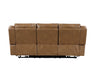 Homelegance - Huron 2 Piece Power Reclining Sofa Set with LED & Charging Ports in Brown - 8457BRW*2PW - GreatFurnitureDeal