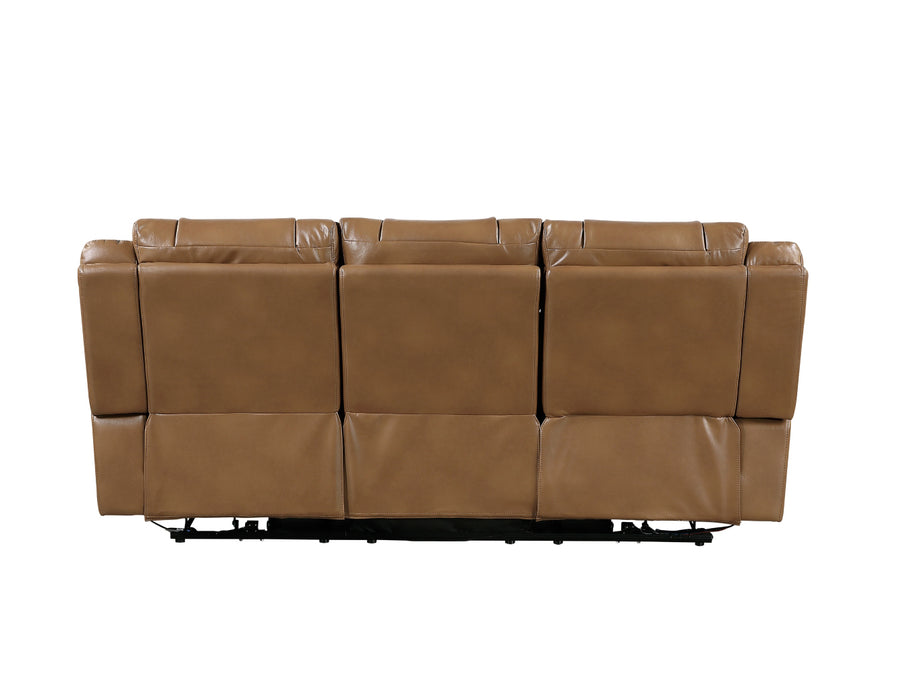 Homelegance - Huron 3 Piece Power Reclining Living Room Set with LED & Charging Ports in Brown - 8457BRW*3PW