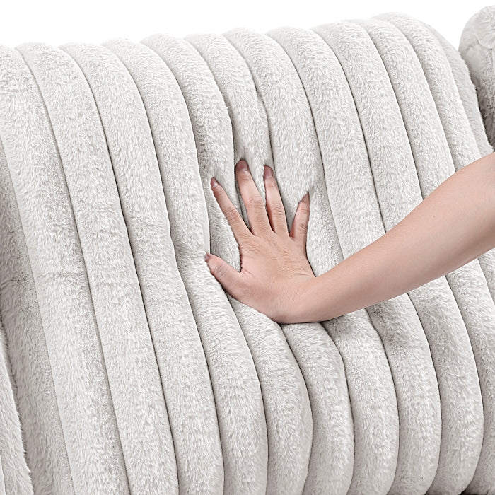 Homelegance - Lawson 2 Piece Sectional with Chaise in Taupe - 8470TPE*23LCRC - GreatFurnitureDeal