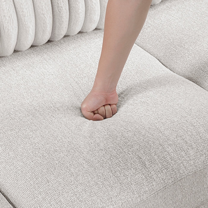 Homelegance - Lawson 2 Piece Sectional with Chaise in Taupe - 8470TPE*23LCRC - GreatFurnitureDeal