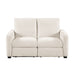 Homelegance - Vera Power Double Reclining Loveseat with USB Charging Ports in Beige - 8479BEG-2PW - GreatFurnitureDeal