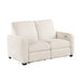 Homelegance - Vera Power Double Reclining Loveseat with USB Charging Ports in Beige - 8479BEG-2PW - GreatFurnitureDeal