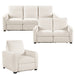 Homelegance - Vera 3 Piece Power Reclining Living Room Set in Beige - 8479BEG*3PW - GreatFurnitureDeal