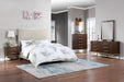 Meridian Furniture - Maxine Brown Wood Veneer And Iron Dresser - 848Brown-D - GreatFurnitureDeal