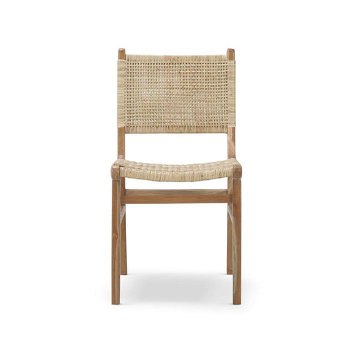Bramble - Logan Teak Dining Chair in Teak Natural Finish w/ Rattan Natural Seat & Back (Set of 2) - 85032TRN-RNAT--- - GreatFurnitureDeal