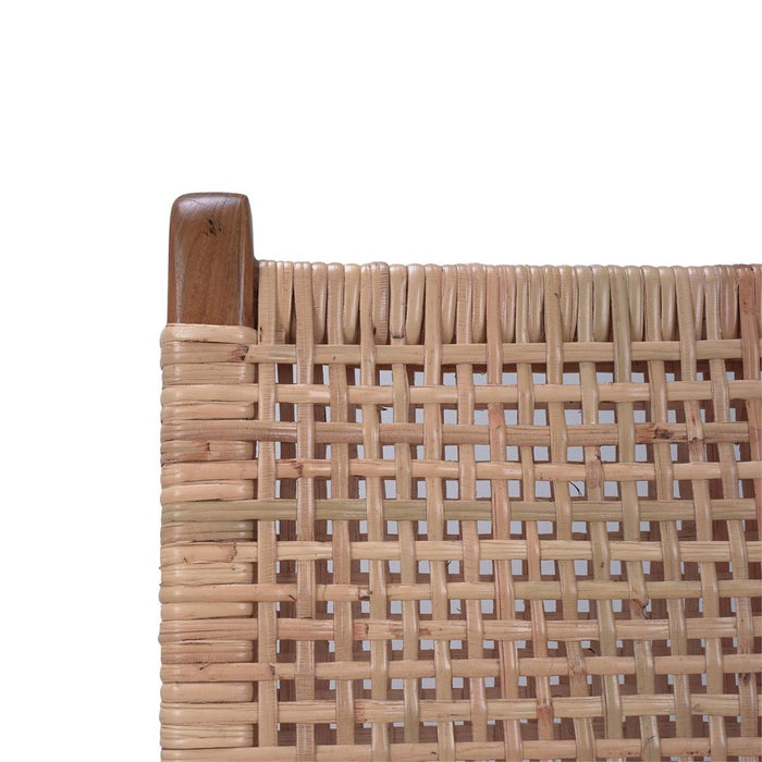 Bramble - Logan Teak Dining Chair in Teak Natural Finish w/ Rattan Natural Seat & Back (Set of 2) - 85032TRN-RNAT---