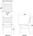 Bramble - Logan Teak Dining Chair in Teak Natural Finish w/ Rattan Natural Seat & Back (Set of 2) - 85032TRN-RNAT--- - GreatFurnitureDeal