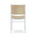 Bramble - Logan Teak Dining Chair in True White Finish w/ Rattan Natural Seat & Back -Set of 2- 85032TRW-RNAT--- - GreatFurnitureDeal