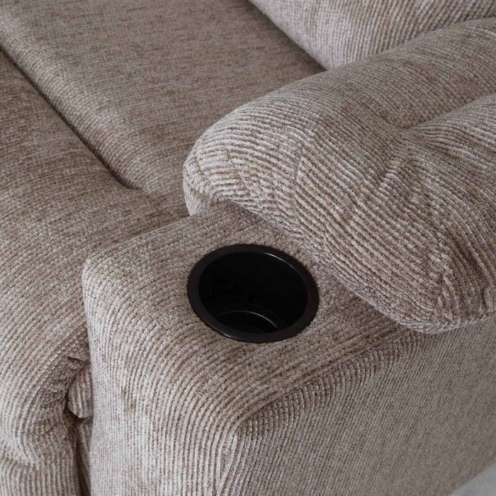 Franklin Furniture - 8574 York Power Rocker Recliner with Wand Control & Cupholder in Parker Stone - 8574-3769-26 - GreatFurnitureDeal