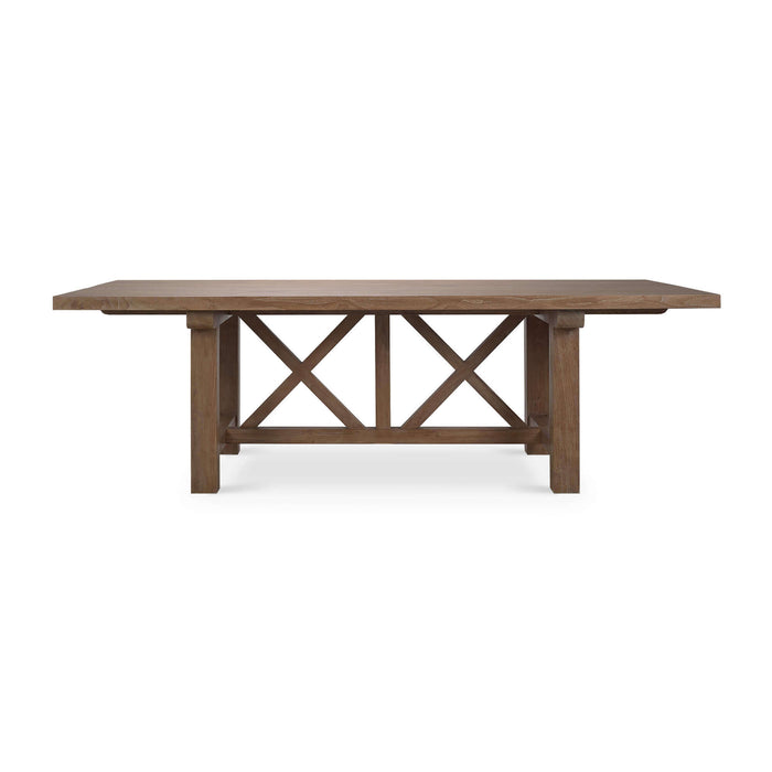 Bramble - Silvia Teak Dining Table 96'' in Teak Straw - US-WS-85053TSW-----