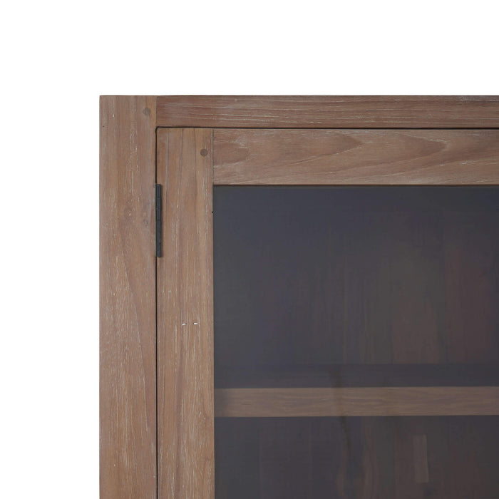 Bramble - Silvia Wine Cabinet in Teak Straw - US-WS-85056TSW-RNAT---