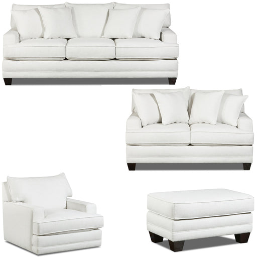 Southern Motion - ST8507 Kennedy 4 Piece Living Room Set in Sugarshack Glacier - ST8507-00-02S-GLACIER-4SET-MTO - GreatFurnitureDeal