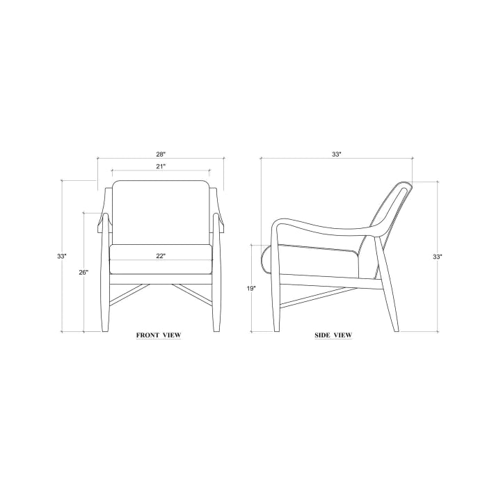 Bramble - Monica Chair in Teak - BR-85082 - GreatFurnitureDeal