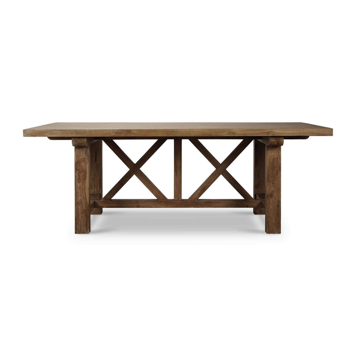 Bramble - Silvia Dining Table 84" in Teak Straw - US-WS-85150TSW-----