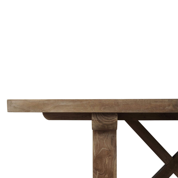 Bramble - Silvia Dining Table 84" in Teak Straw - US-WS-85150TSW-----